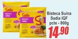 Serrano Supermercado Bisteca Suína Sadia IQF pcte oferta