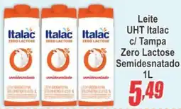 Serrano Supermercado Leite UHT Italac c/ Tampa Zero Lactose Semidesnatado oferta