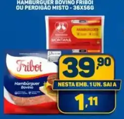 Dom Atacadista Hamburguer bovino friboi ou perdigao misto oferta