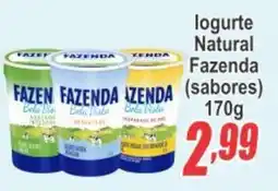 Serrano Supermercado logurte Natural Fazenda oferta