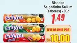 Serrano Supermercado Biscoito Salgadinho Salkim (sabores) oferta