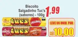 Serrano Supermercado Biscoito Salgadinho Tuc's (sabores) oferta