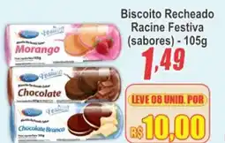 Serrano Supermercado Biscoito Recheado Racine Festiva (sabores) oferta
