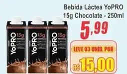 Serrano Supermercado Bebida Láctea YoPRO 15g Chocolate oferta