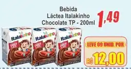 Serrano Supermercado Bebida Láctea Italakinho Chocolate TP oferta