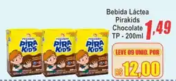 Serrano Supermercado Bebida Láctea Pirakids Chocolate TP oferta