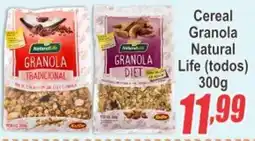 Serrano Supermercado Cereal Granola Natural Life (todos) oferta