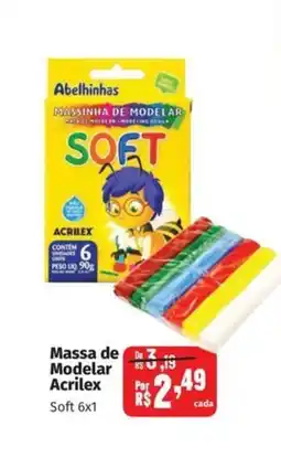Supermercados Mateus Massa de Modelar Acrilex oferta