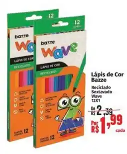 Supermercados Mateus Lápis de Cor Bazze oferta