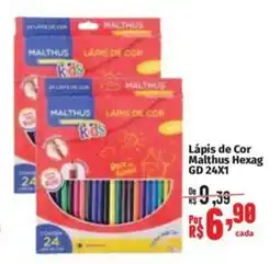 Supermercados Mateus Lápis de Cor Malthus Hexag GD oferta