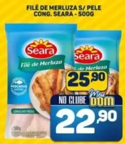 Dom Atacadista Filé de merluza s/pele cong. seara oferta