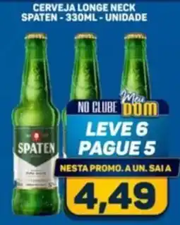 Dom Atacadista Cerveja longe neck spaten unidade oferta