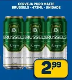 Dom Atacadista Cerveja puro malte brussels unidade oferta