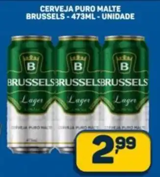 Dom Atacadista Cerveja puro malte brussels unidade oferta