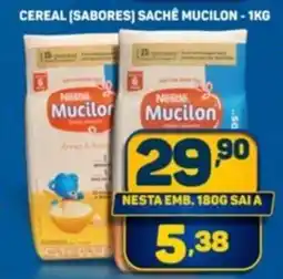Dom Atacadista Cereal (sabores) sachê mucilon oferta