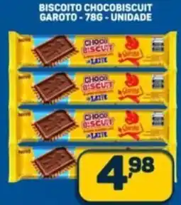 Dom Atacadista Biscoito chocobiscuit garoto unidade oferta