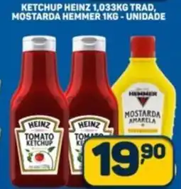 Dom Atacadista Ketchup heinz trad, mostarda hemmer unidade oferta