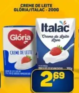 Dom Atacadista Creme de leite gloria/italac oferta