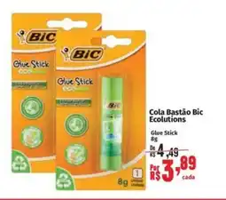 Supermercados Mateus Cola Bastão Bic Ecolutions oferta