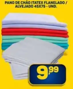 Dom Atacadista Pano de chão itatex flanelado/ alvejado oferta