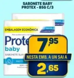 Dom Atacadista Sabonete baby protex c/3 oferta