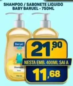 Dom Atacadista Shampoo / sabonete liquido baby baruel oferta