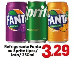 Confiança Supermercados Refrigerante Fanta ou Sprite oferta