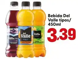 Confiança Supermercados Bebida Del Valle tipos oferta