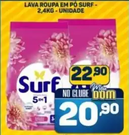 Dom Atacadista Lava roupa em pó surf unidade oferta