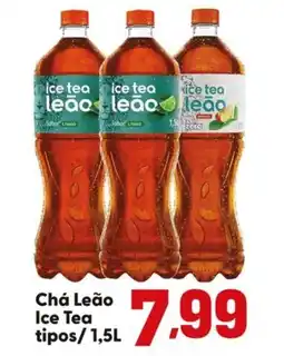 Confiança Supermercados Chá Leão Ice Tea tipos oferta
