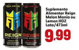 Confiança Supermercados Suplemento Alimentar Reign Melon Mania ou Lemon HDZ Lata oferta