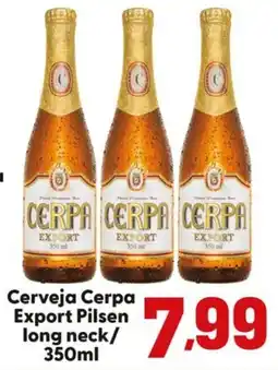 Confiança Supermercados Cerveja Cerpa Export Pilsen long neck oferta