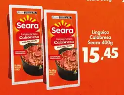 Confiança Supermercados Linguiça Calabresa Seara oferta