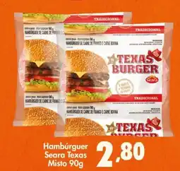 Confiança Supermercados Hambúrguer Seara Texas Misto oferta
