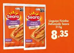 Confiança Supermercados Linguiça Fininha Defumada Seara oferta