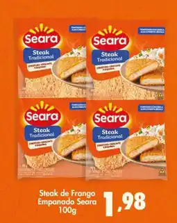 Confiança Supermercados Steak de Frango Empanado Seara oferta