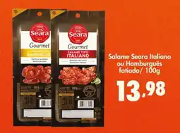 Confiança Supermercados Salame Seara Italiano ou Hamburguês fatiado oferta