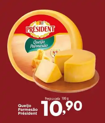 Confiança Supermercados Queijo Parmesão Président oferta