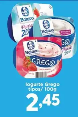 Confiança Supermercados logurte Grego tipos oferta