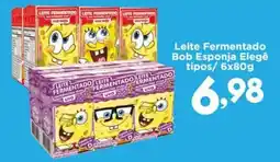 Confiança Supermercados Leite Fermentado Bob Esponja Elegê tipos oferta
