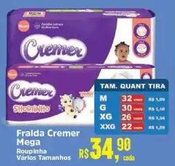 Supermercados Mateus Fralda Cremer Mega oferta