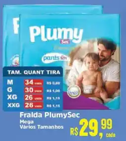Supermercados Mateus Fralda PlumySec oferta