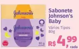 Supermercados Mateus Sabonete Johnson's Baby oferta