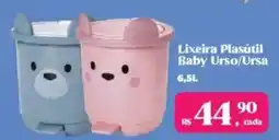 Supermercados Mateus Lixeira Plasútil Baby Urso/Ursa oferta