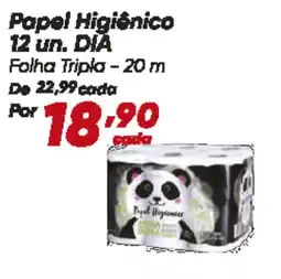 Dia Papel Higiênico 12 un. DIA oferta