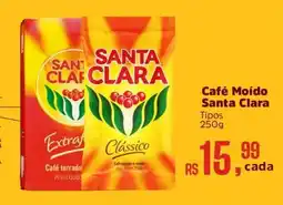 Supermercados Mateus Café Moído Santa Clara Tipos oferta