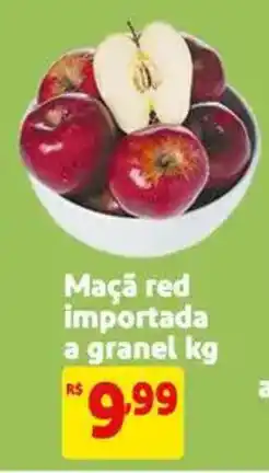 Extra Supermercado Maçã red importada a granel oferta