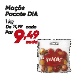 Dia Maçãs Pacote DIA oferta