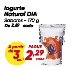 Dia logurte Natural DIA oferta