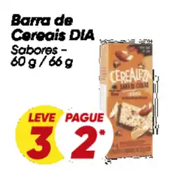 Dia Barra de Cereais DIA oferta